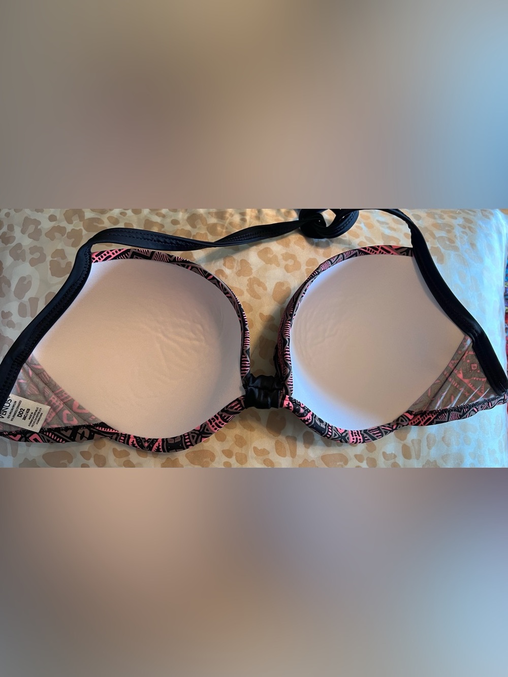 VENUS Bikini Set with Underwire Top Size 38C/40B and High-waist Bottoms Size 10 - Picture 3 of 10